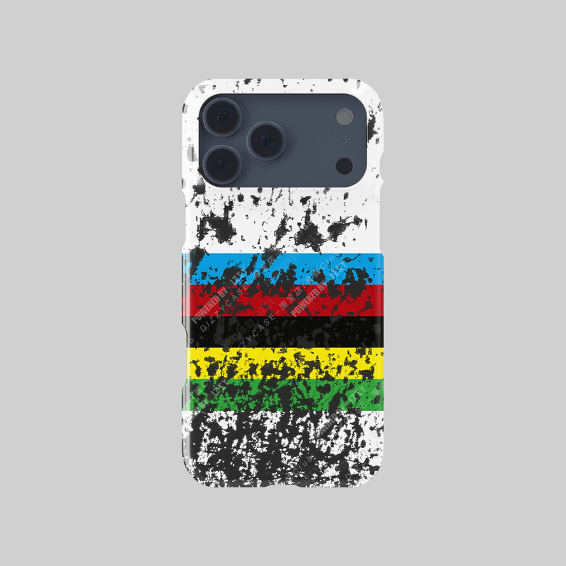 Dizzy Road Bike Rainbow Jersey Cross-Country Cyclocross Phone Case Van Der Poel