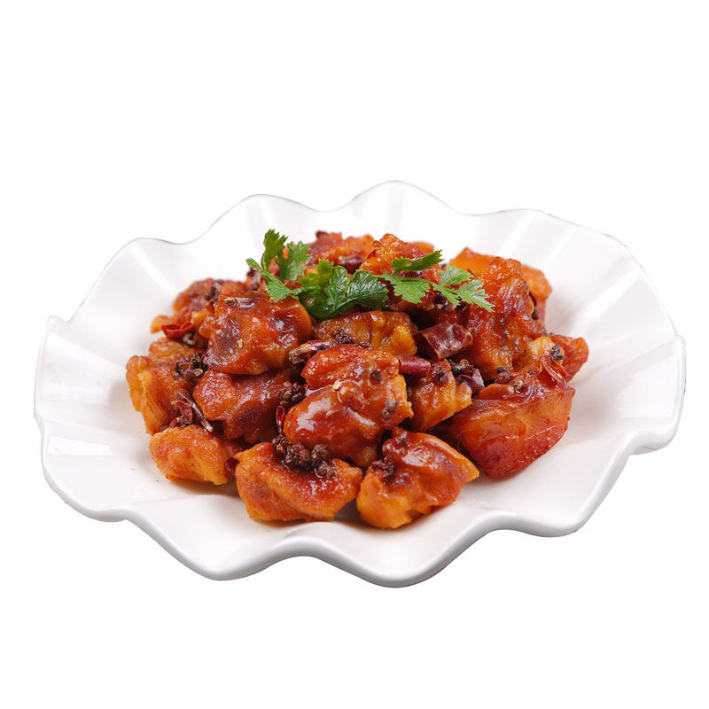 Set to be emulated food model fake dishes Dishes Gourmet Props Rudish Cilantro and Crisp Chicken samples to show the beat food products Food