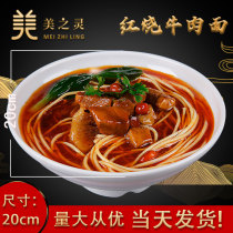 Simulation Food Mold Red Burning Beef Pork Ribs Noodles Sichuan Hot Dry Noodles Chongqing Facet Display Sample Food Model