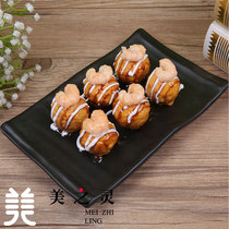 New custom simulation fried snacks prawn octopus meatballs food food model sample photography props
