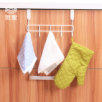 Heli GULEK-free kitchen cabinet door adhesive hook row hook door rear non-marking nail-free wall hanging adhesive hook rack