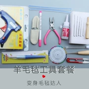 len Chất liệu cảm thấy trêu đùa handmade DIY khởi kim gói kit thép nhập khẩu kim chọc bộ công cụ đặc biệt - Công cụ & vật liệu may DIY