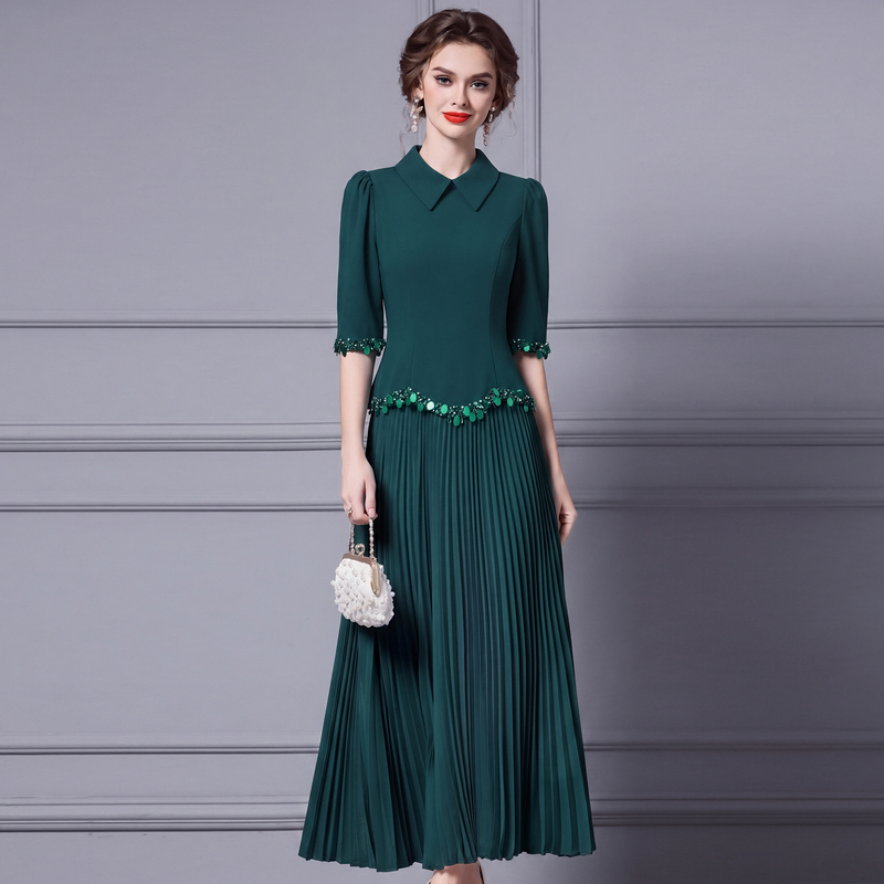Zhiligaozhi Elegant Dress 2026 Autumn New Puff Sleeve Formal Occasion Slim Long Light Dress Zhiligaozhi Elegant Dress 2026 Autumn New Puff Sleeve Formal Occasion Slim Long Light Dress