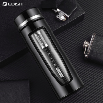 German EDISH glass household mens and womens double-layer anti-drop water cup car portable tea water separation tea cup