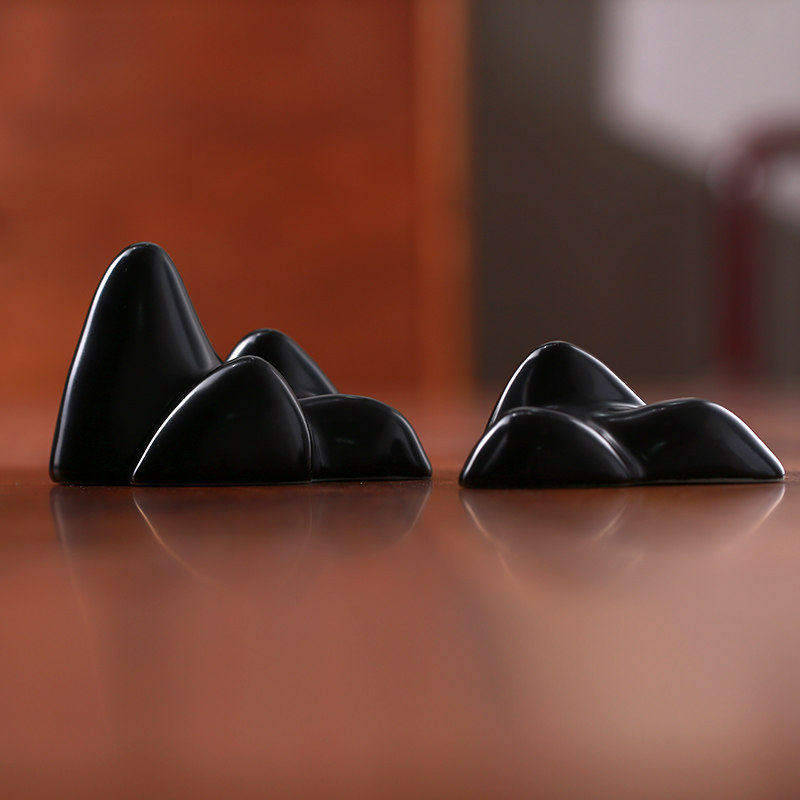 Jingdezhen Ceramic Cover Set Gaituo Kung Fu Tea Ceremony Tea Play Zen Pen Holder Xiaoshanzi Ornament Tea Table Shelf