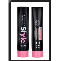 Slim and strong flash gel Male god charm short hair styling Hair fluffy moisturizing long-lasting shaping 180ml