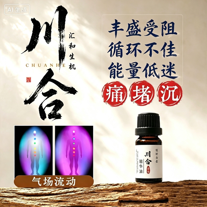 Kawakita Full Body Energy Unblocking Meridians, Improving Blood Circulation, Enhancing Complexion, Relieving Dark Shoulders, Neck and Head Pain, Ether Massage Essential Oil