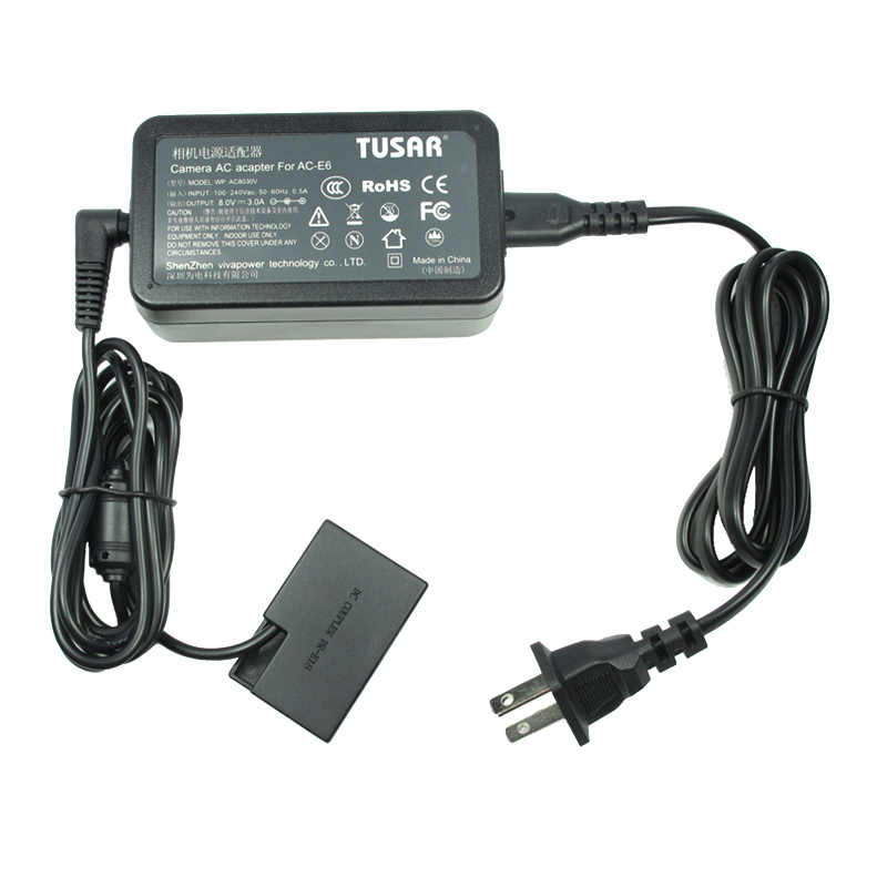 TUSAR suitable for 750D Canon RP 850D 800D 760D 200D external power supply ACK-E18 adapter