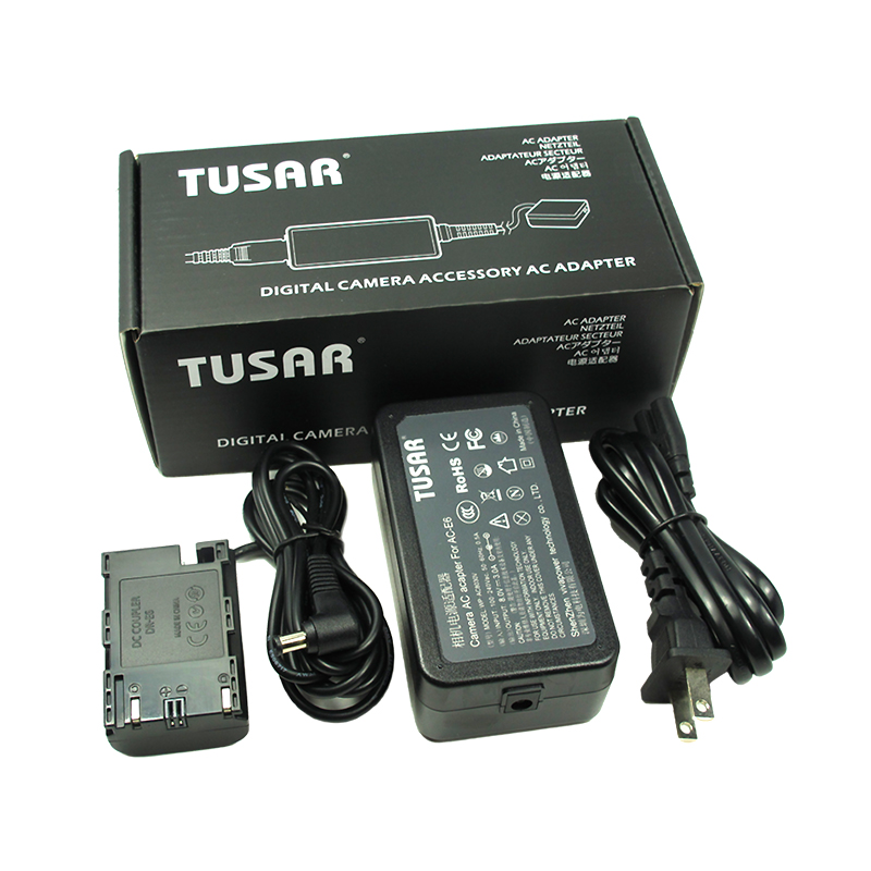 TUSAR Canon LPE6 fake battery R7 R6 R5 5D4 SLR 90D 80D live external power adapter