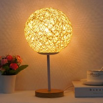 New creative warm desk lamp bedroom bedside table Net red typhoon home Nordic plug-in night light baby lamp