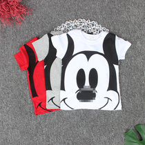 Foreign Trade Childrens short-sleeved T-shirt cotton boys and girls half-sleeve T-shirt childrens baby Summer wear thin export tail
