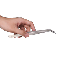 Turtle Reptile Feeding 304 Stainless Steel Tweezers 20cm