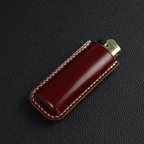 CRICKET Grass Grasshopper Regular lighter leather sleeve New Jubilee Hip Leather Pure Handmade Optional Color