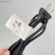 Linetek Taiwan National Standard Three-Prong Power Cord with Plum Blossom Plug for Laptop Three-Hole Power Adapter Charging