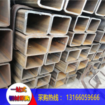 Supply Shanghai galvanized square tube Q235B large and small diameter thin-walled welded hot-dip galvanized square hollow square rectangular tube