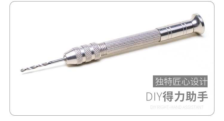 Mini hướng dẫn khoan khoan tay khoan khoan wenwan chế biến gỗ DIY công cụ khoan lỗ khoan xoắn