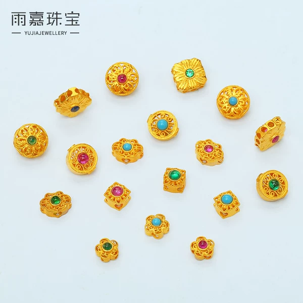 Товары от 雨嘉珠宝纯18k金真黄金配件大量批发