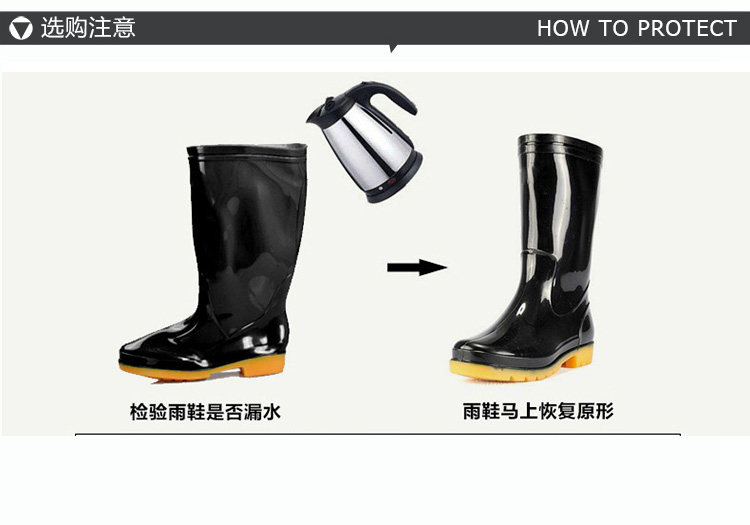Chaussures - bottes caoutchouc homme pour printemps - semelle tendon - Ref 972615 Image 24