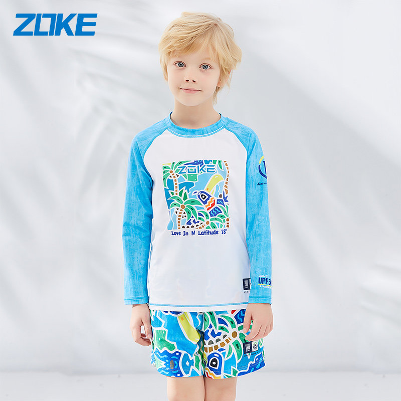 zoke Zhouke children's swimsuit boy split two-piece suit