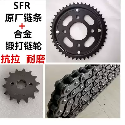 Suitable for Wuyang Honda Biaoying Humiying Wei Lingfeng collar WH150-A-B-3A Large tooth plate chain plate sleeve chain Oil seal chain