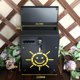 Little Sun Mailbox Pastoral Long Mailbox Wall-mounted suggestion Box Heartfelt Mailbox Outdoor Rainproof Decoration Customized Villa