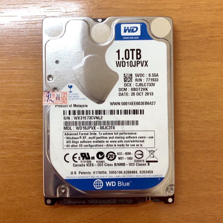 Western Blue Disc 1T SATA Connector 2 5 Inch Notebook Serial Port Bad Hard Disc 1TB Dismount DIY Data Recovery