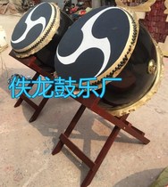 Factory custom taiko Japanese crimping drum Ghost taiko decorative drum Film and television props drum cowhide vertical taiko dragon drum