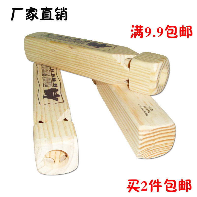 Orff Wooden Thomas Baby Train Flute Whistle Kindergarten children playing the Kazu flute instrument toy