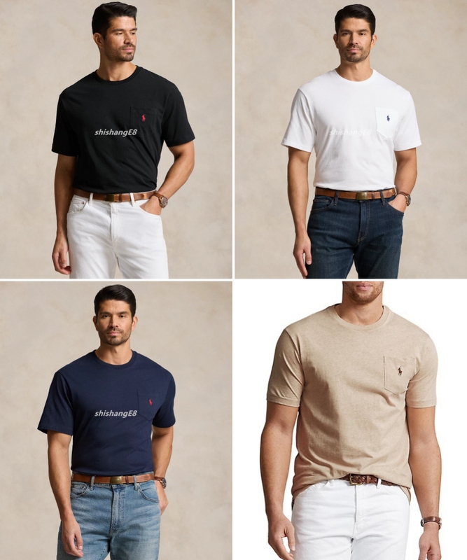 In-Stock Polo Ralph Lauren Classic Single-Pocket Pony Logo Loose Short-Sleeve T-Shirt