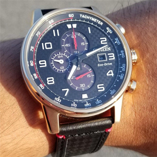  CitizenCITIZEN Male Meter Little Red Pin Light Kinetic Energy Business Casual Table CA0681-03E