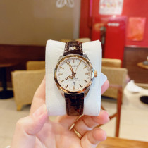 Overseas Tissot Gold Luminous Calendar Quartz Womens Watch