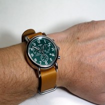 timex mens watch TWC066500 summer new three-eye chronograph leisure series