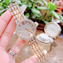 Counter Bulova Rose gold diamond fashion temperament steel belt fashion Quartz womens watch 98L235