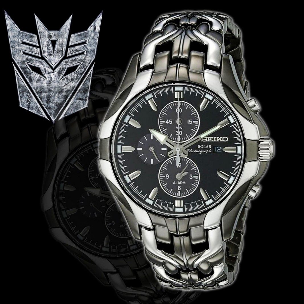  Seiko Seiko SSC139 domineering hinge steel belt luminous three-vision kinetic men's watch