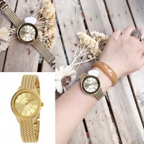 Counter ANNE KLEIN ANNE KLEIN Diamond braided steel belt Womens Watch AK 2208CHGB