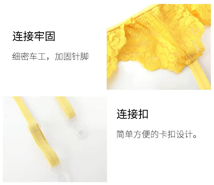 Có thể tháo rời garter sexy ren garter với kích thước nhỏ garter, có thể được sử dụng với vớ ống cao vớ dây nịt tất kẹp áo sơ mi