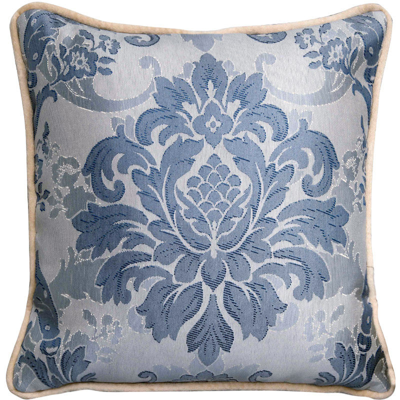 Summer ice silk pillow cover sofa rattan mat backrest waist cushion without core new Chinese removable cleaning flush back cushion cover