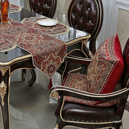 圣美绮 欧式桌旗奢华桌旗美式茶几旗 床旗多功