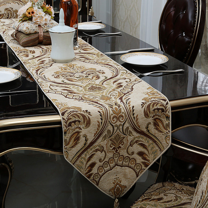 Table flag light luxury Nordic simple modern TV cabinet tablecloth high-end luxury American tea table cover cloth tablecloth new Chinese style