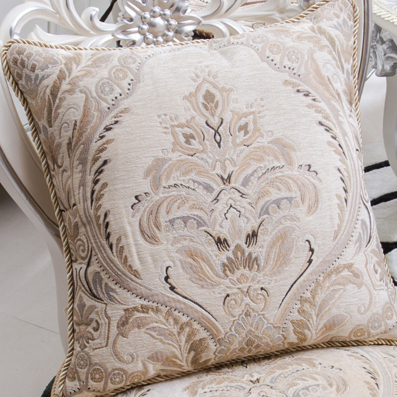 Santa Meiqi American sofa Sofa Pillow Bedside Back Cushion Living Room big backrest cloth Art to be done office to rely on waist pillow