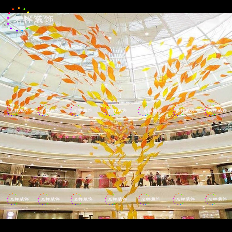 Name-like opening Decorative Mall Hotel Middle Court Decorated summer foliage Pendant Beauty Chen Placement Hall Tianjing Decoration