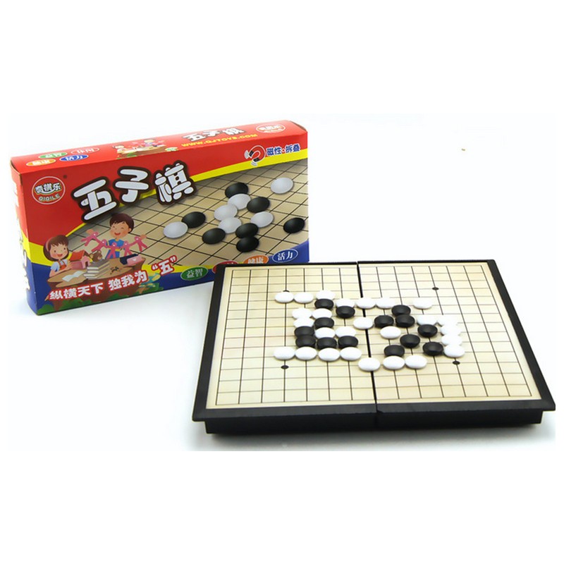 Children's chess magnetic folding backgammon educational parent-child family toys portable intellectual tabletop game toys