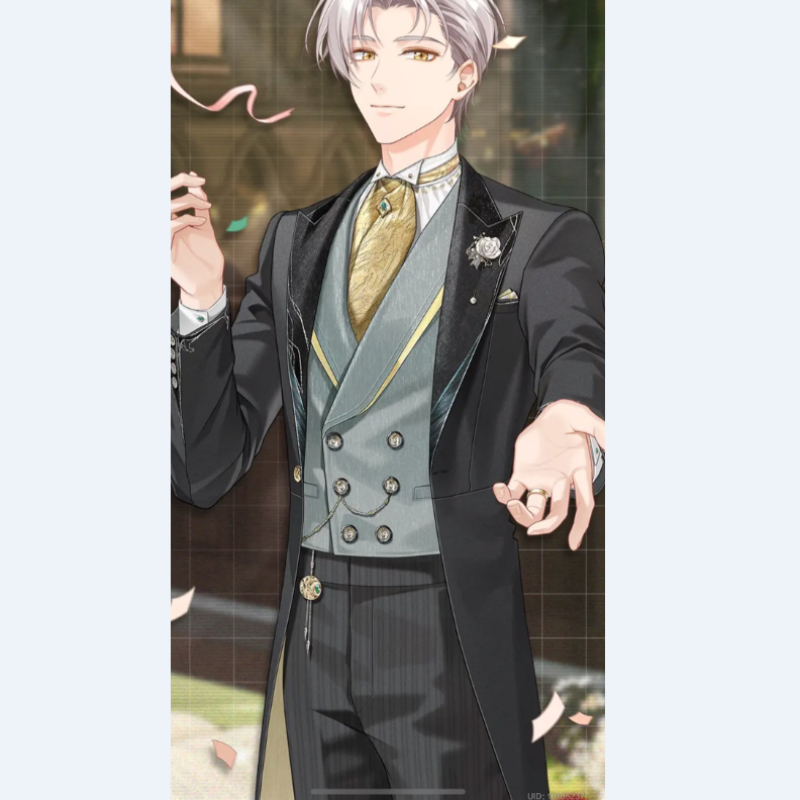 莫易夏延 未確定事件簿 左然 陸静 二次元 コスプレ衣装 タキシードスーツドレス