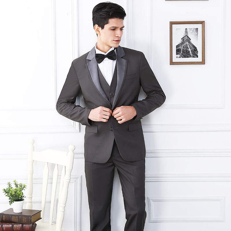 Peach blossom Garden suit men's suit Casual trend handsome dress men's business British men's small suit Korean slim fit