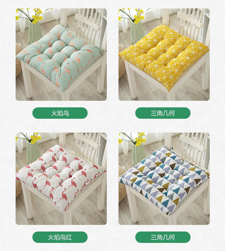 Mùa đông băng ghế đệm sinh viên dày lớn văn phòng ghế máy tính đệm phổ vải đệm pad mục vụ - Ghế đệm / đệm Sofa đệm sofa gỗ