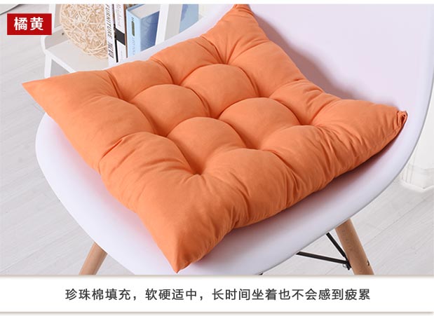 Văn phòng đệm tựa lưng đệm mùa thu và mùa đông dày đệm sinh viên trẻ Quảng trường Hàn Quốc thông thường dễ thương mềm mại đệm - Ghế đệm / đệm Sofa đệm lót ghế văn phòng thoáng khí