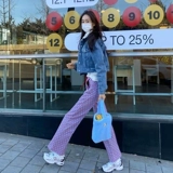 Демисезонная джинсовая короткая куртка, флисовый пуховик, облегающий крой