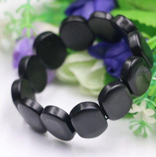 Оригинальный заводской прямой поставки натуральный черный вермикулит браслет здравоохранения здравоохранение Вермикулитовые браслеты горячие продукты