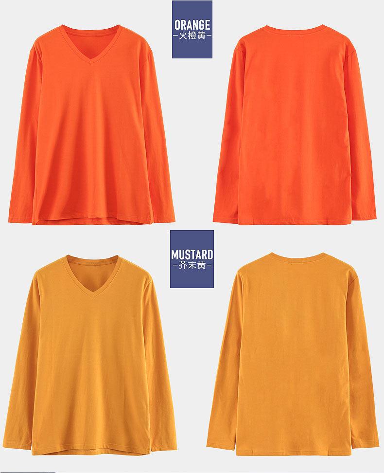 Áo len nam cổ chữ V mùa thu và mùa đông ấm áp áo đơn áo cotton mùa thu quần áo cơ bản chạm đáy áo lót áo lót k dây