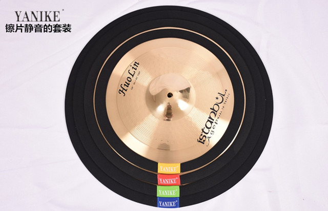 Drum cymbals silencer ring mute pad sound stopper ring 1214161820 inch cymbal silent belt stopper belt